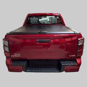 ISUZU D-MAX 2012-2020 Interceptor Manual Roller Shutter with Roll Bar and Cross Bars in Black