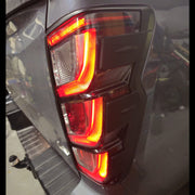 Isuzu D-Max rear light covers black