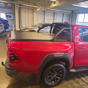 Toyota Hilux 2016-2020 Interceptor Electric Roller Shutter with Roll Bar and Cross Bars in Black