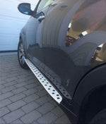 Load image into Gallery viewer, Hyundai ix35 / Tucson 2010–2015 OEM Style Side Running Boards – Polished Aluminium & Reinforced ABS Plastic