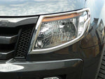 Load image into Gallery viewer, Ford Ranger 2012-2016 Chrome Headlight Covers
