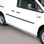 Load image into Gallery viewer, VW Caddy 2015-2020 SWB Misutonida Stainless Steel Side Bars