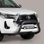 Load image into Gallery viewer, Toyota Hilux 2020- Black Powder Coated A-Bar U-Bar