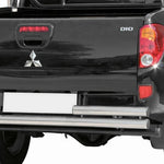 Load image into Gallery viewer, Mitsubishi L200 Stainless Steel Double Straight Rear Bar