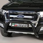 Load image into Gallery viewer, Ford Ranger 2016-2019 Black Coated A-Frame Bull Bar