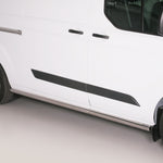 Load image into Gallery viewer, Ford Transit Custom 2012-2023 LWB Stainless Steel Polished Side Bars