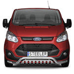 Load image into Gallery viewer, Ford Transit Custom 2012-2018 Polished Spoiler Bar with Axle Plate