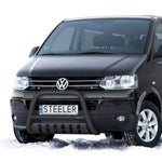 Load image into Gallery viewer, VW Transporter T5 & T5.1 2003-2015 Black Bull Bar with Axle Plate