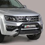Load image into Gallery viewer, VW Amarok 2010-2020 Black Coated A-Frame Bull Bar