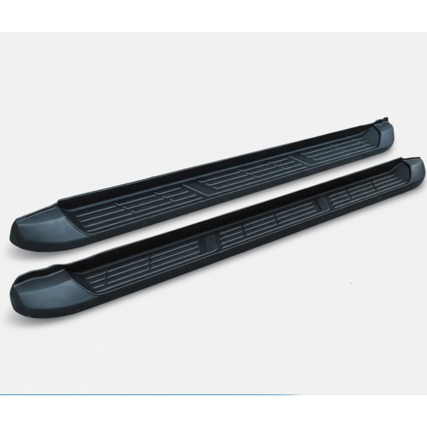 Pair black car running boards side steps for Toyota Hilux 2016-2026