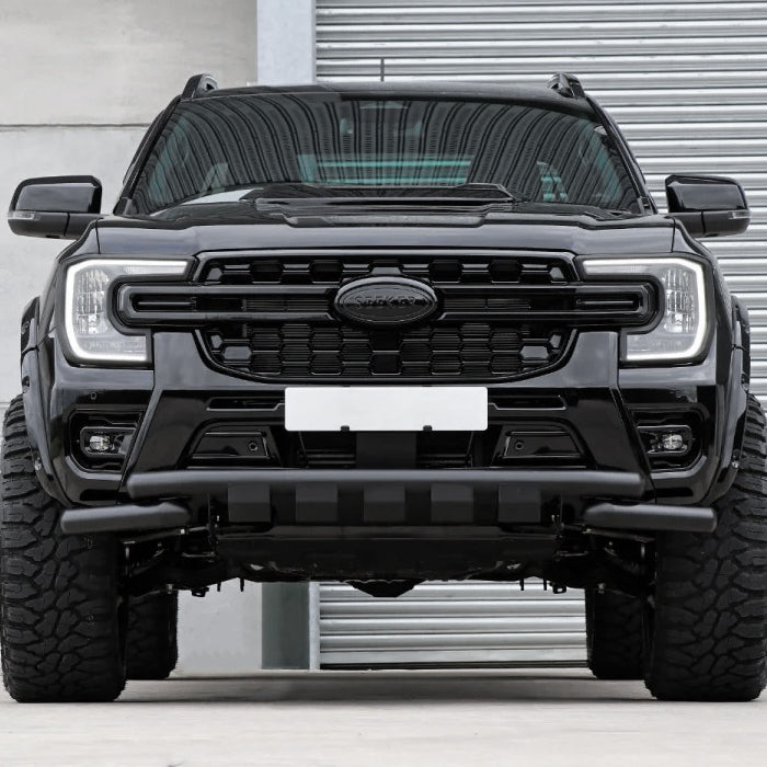 Ford Ranger 2023- Stainless Steel Shark Teeth Spoiler Bar