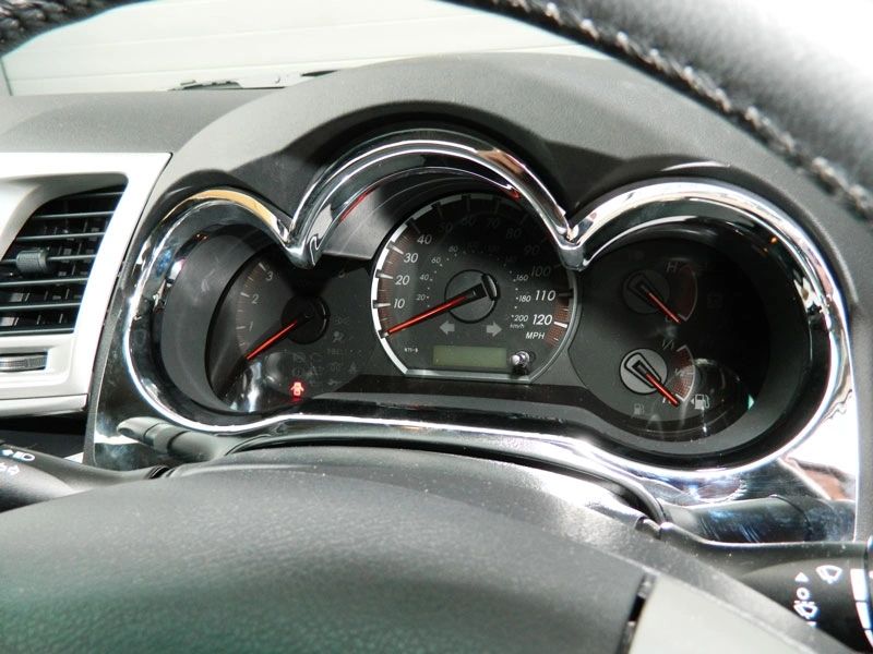 Toyota Hilux 2011-2016 Chrome Dashboard Dial Surrounds