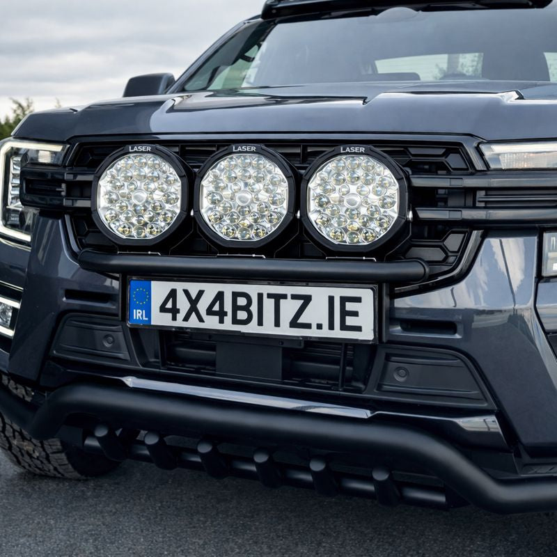 VW Amarok 2023- Interceptor Laser Triple 9” ShadowEye Grille Integration
