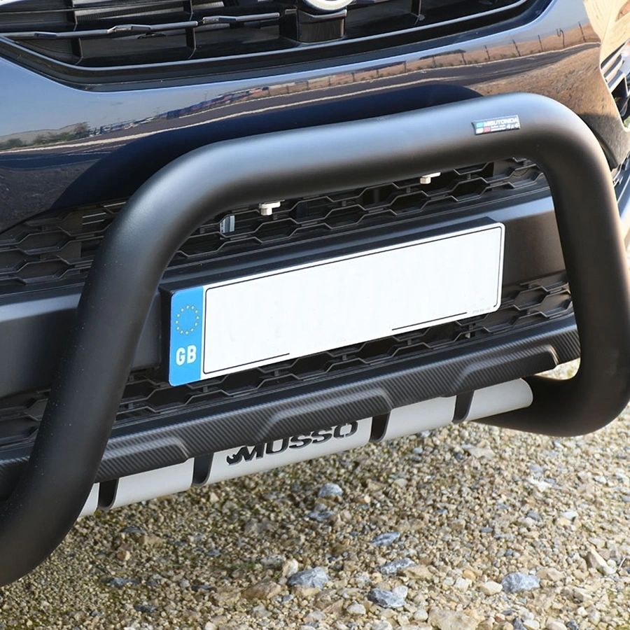 SsangYong Musso 2018- Black Powder Coated Bull Bar