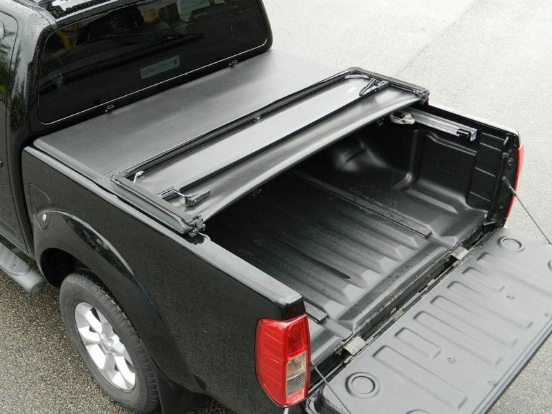 Nissan Navara D40 2005-2015 with C-Channels Soft Tri-Folding Tonneau Cover