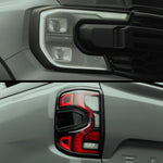 Load image into Gallery viewer, Ford Ranger 2023- Headlight and Tail Light Covers - Gloss or Matte Black
