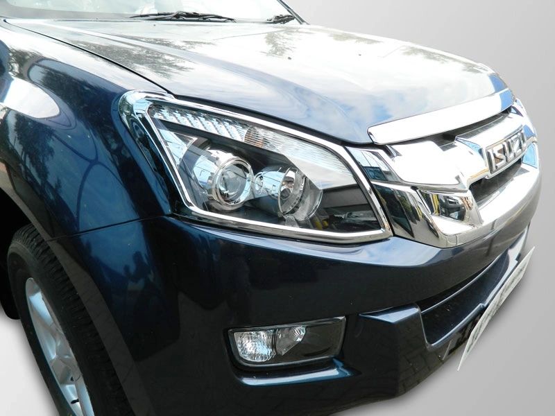 Isuzu D-Max 2012-2016 Chrome Headlight Covers