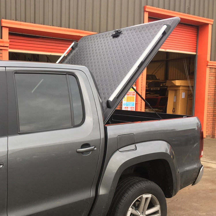 VW Amarok 2010-2020 EGR Aluminium Lift-Up Tonneau Cover - Black