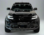 Load image into Gallery viewer, VW Amarok 2023-Stainless Steel Font SHARK Spoiler Bar Coated in BLACK
