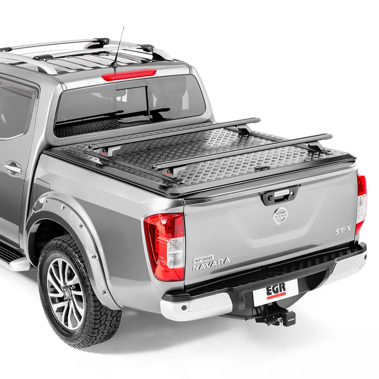 Nissan Navara NP300 EGR Aluminium Lift-Up Tonneau Cover - Black