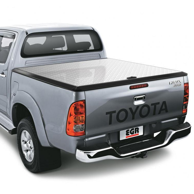 Toyota Hilux 2005-2016 EGR Aluminium Lift-Up Tonneau Cover - Silver