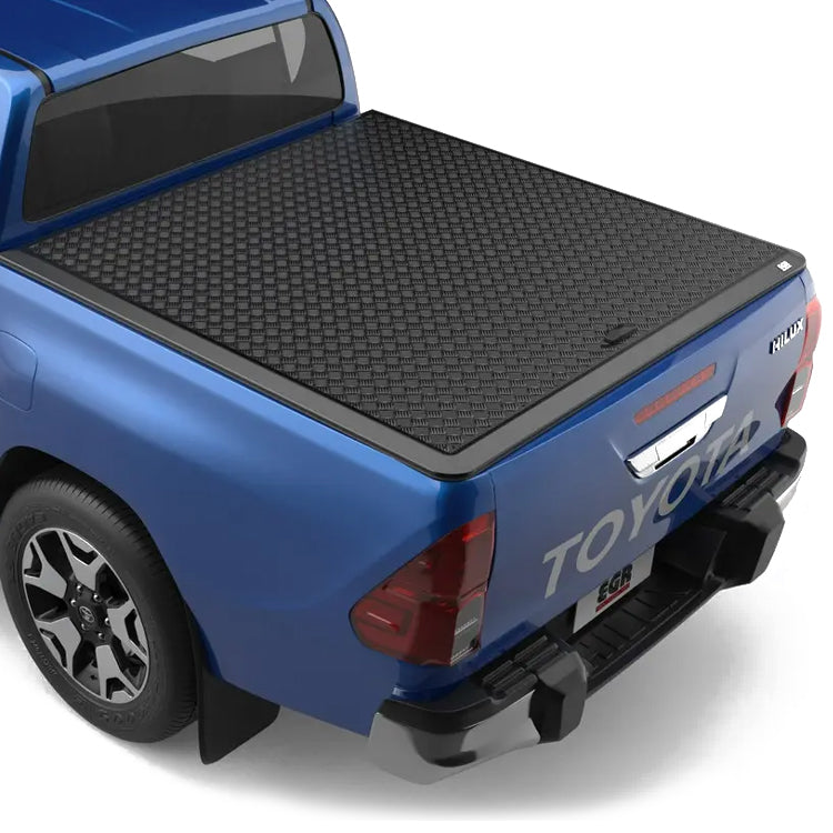 Toyota Hilux 2016-2020 EGR Aluminium Lift-Up Tonneau Cover - Black