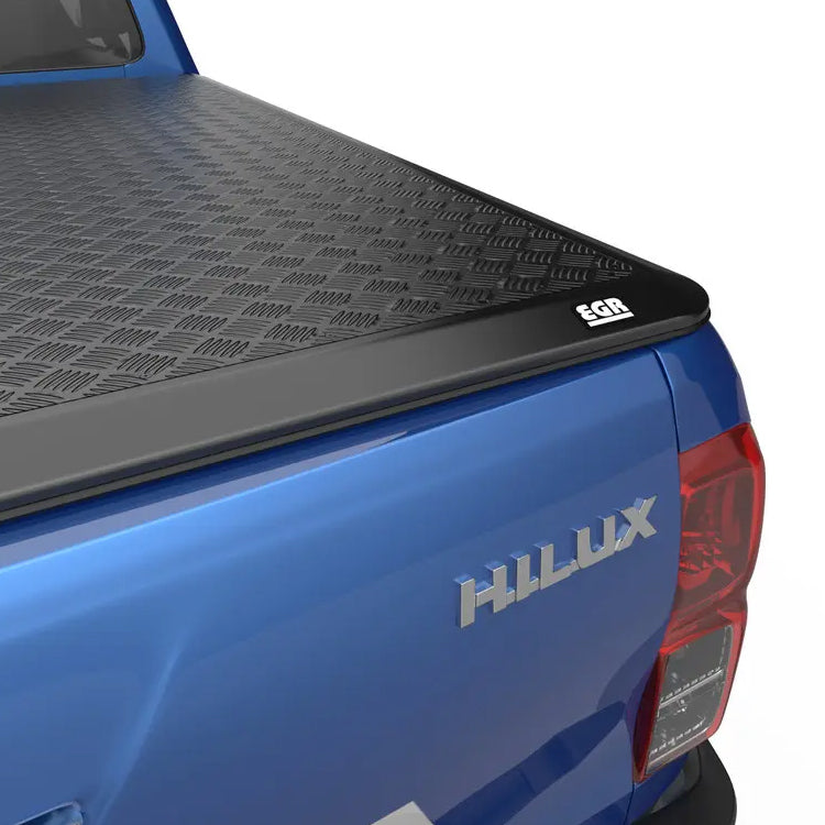 Toyota Hilux 2016-2020 EGR Aluminium Lift-Up Tonneau Cover - Black