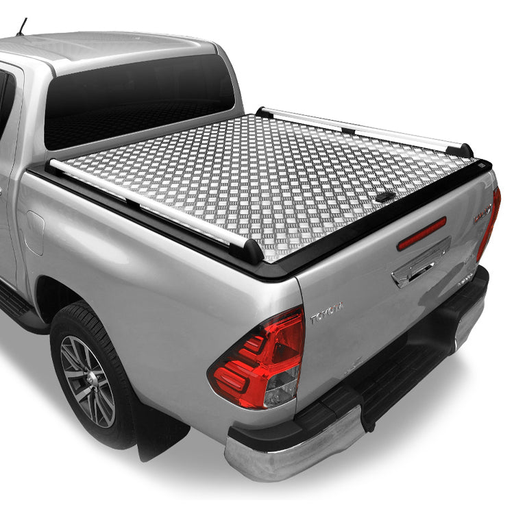 Toyota Hilux 2020- EGR Aluminium Lift-Up Tonneau Cover - Silver