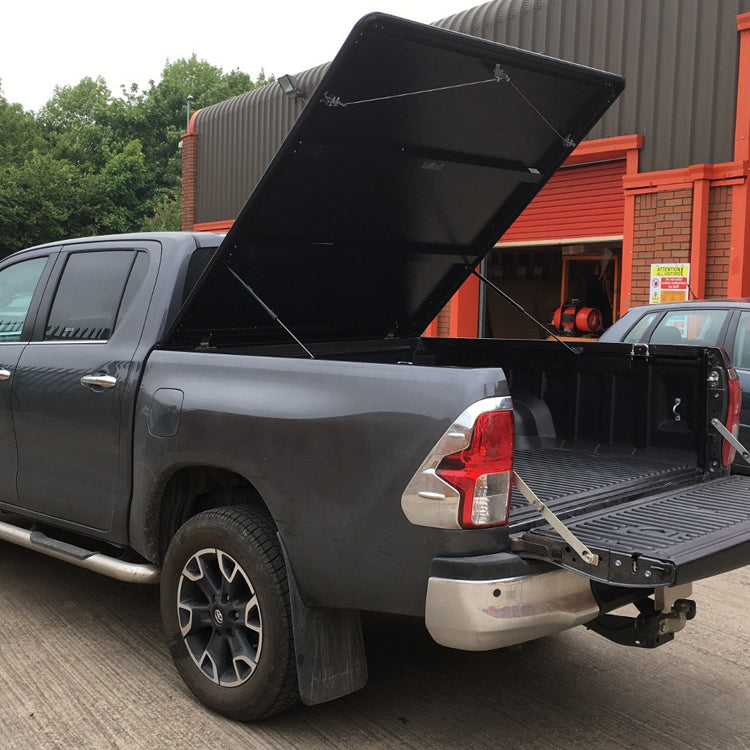 Toyota Hilux 2016-2020 EGR Aluminium Lift-Up Tonneau Cover - Black