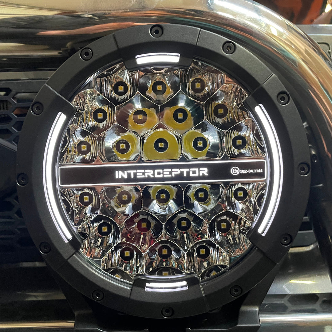 Universal Interceptor 7-Inch Double Spot Light Kit