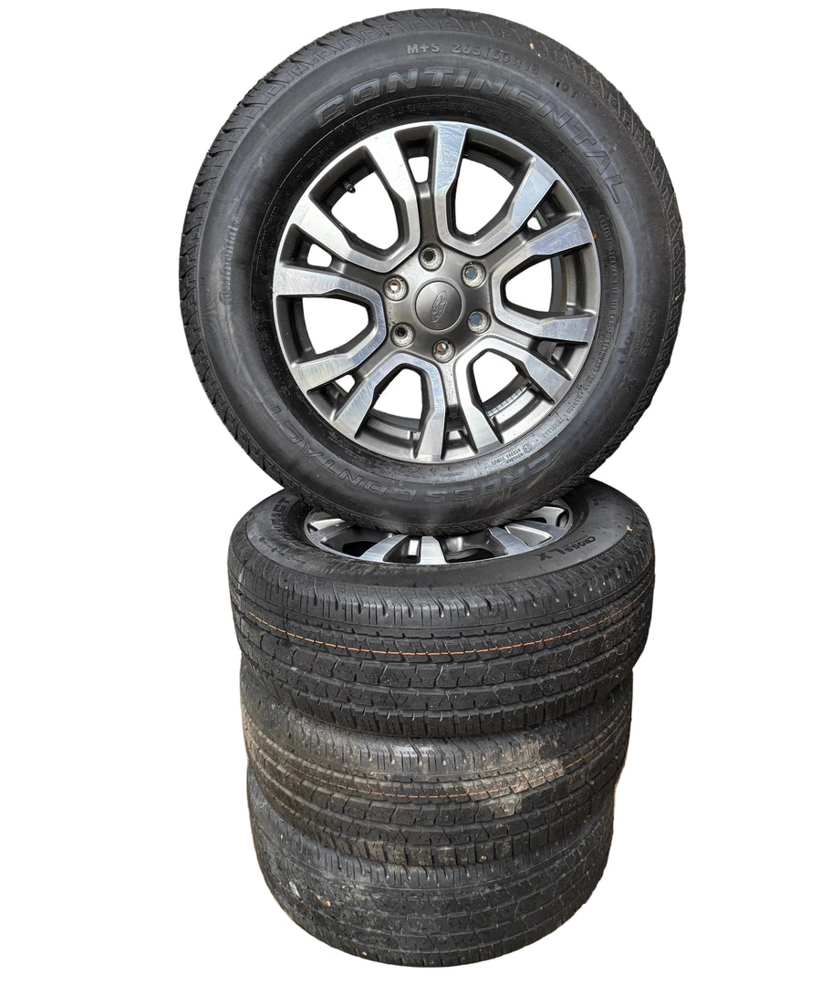 Ford Ranger 2012–2022 Genuine Alloy Wheels & Continental Tyres