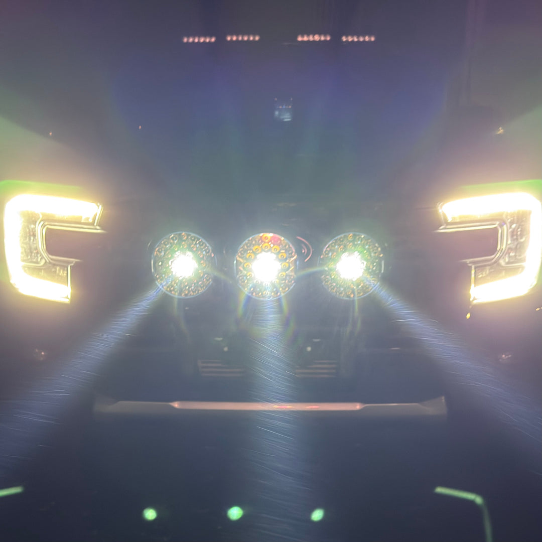 Ford Ranger 2023- Interceptor Laser Triple 9” ShadowEye Grille Integration