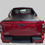 Load image into Gallery viewer, ISUZU D-MAX 2012-2020 Interceptor Manual Roller Shutter with Roll Bar and Cross Bars in Black