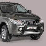 Load image into Gallery viewer, Mitsubishi L200 Series 5 Black Powder Coated Bull Bar
