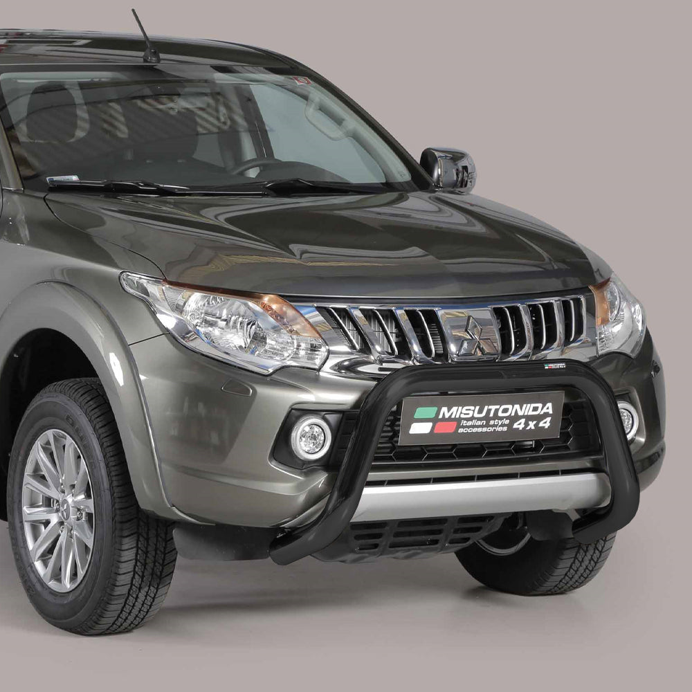 Mitsubishi L200 Series 5 Black Powder Coated Bull Bar