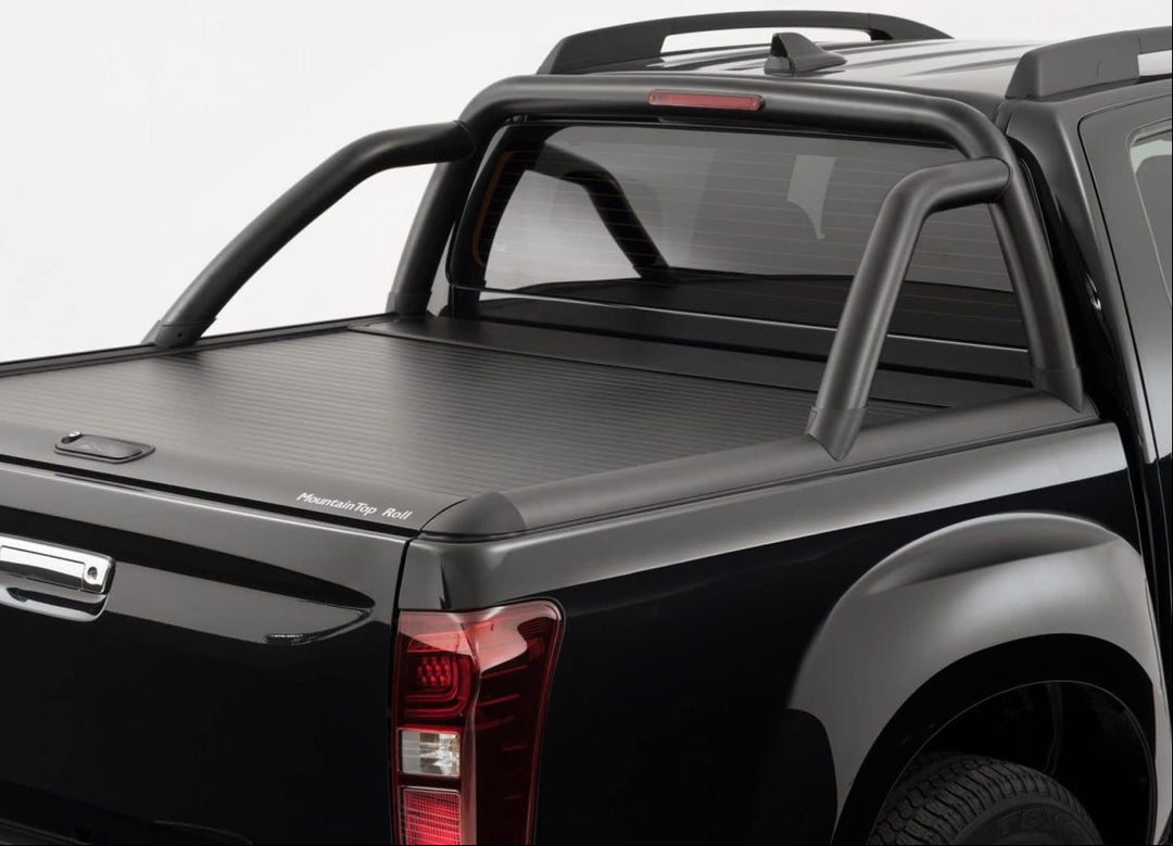 Toyota Hilux 2020-2026 Mountain Top Roller Shutter Roll Cover Black with Roll Bar