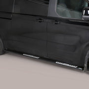 Ford Transit Custom 2023- LWB Side Bars with Side Steps