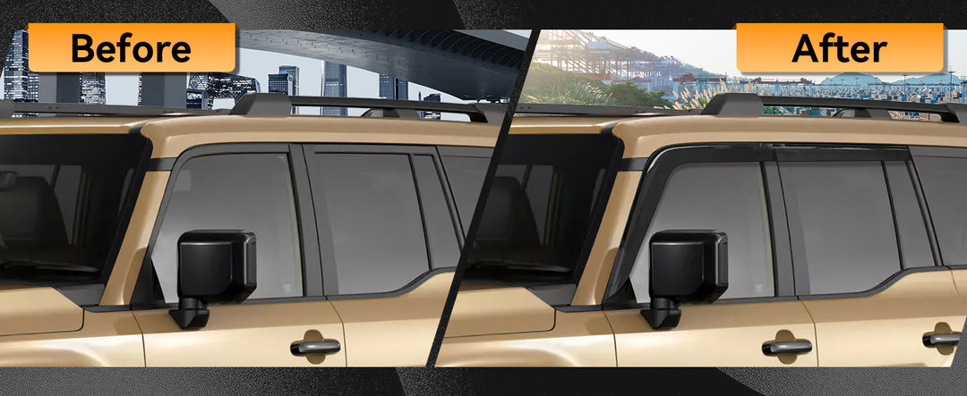 Toyota Land Cruiser 250 / Prado J250 2024+ Tape-On Window Deflectors (4pcs)