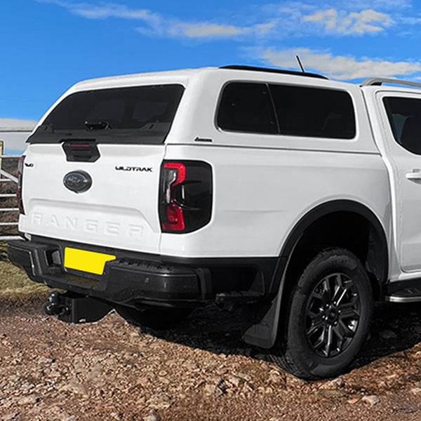 Ford Ranger 2023- Aeroklas Leisure Hardtop with Pop-Out Windows and Roof Rails