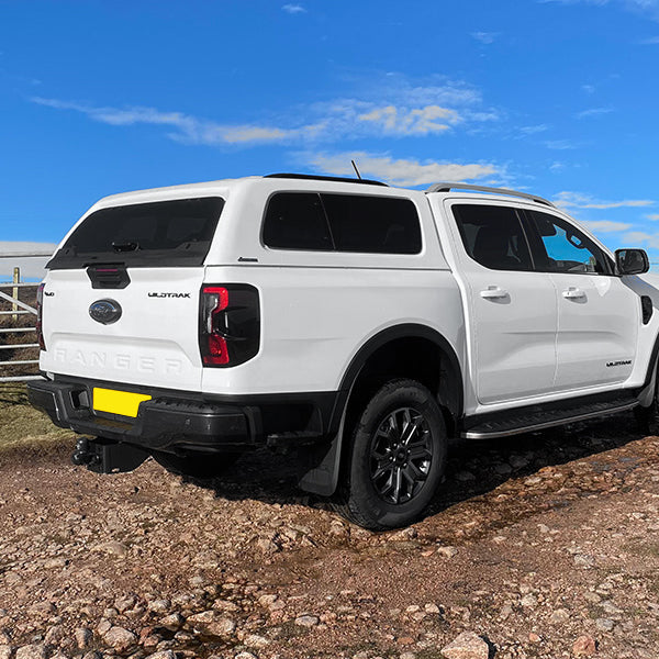 Ford Ranger 2023- Aeroklas Leisure Hardtop with Pop-Out Windows and Roof Rails