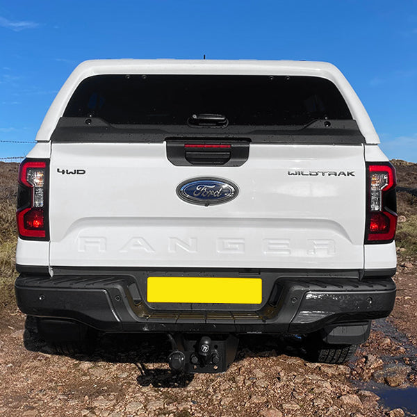 Ford Ranger 2023- Aeroklas Leisure Hardtop with Pop-Out Windows and Roof Rails