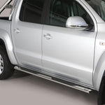 Load image into Gallery viewer, VW Amarok 2010-2020 Stainless Steel Oval Side Steps
