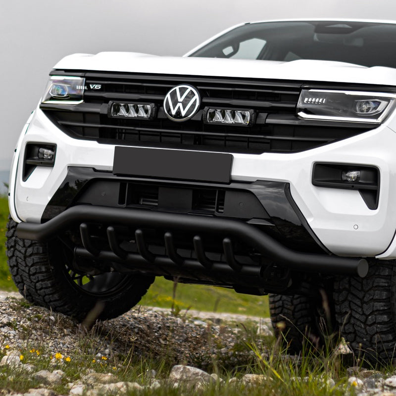 VW Amarok 2023- Black Spoiler Bar with Axle Bars