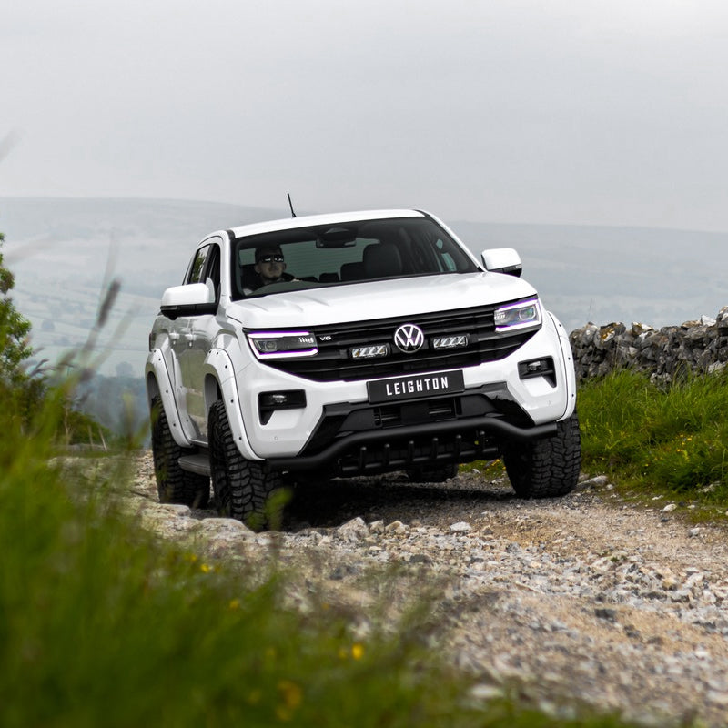 VW Amarok 2023- Black Spoiler Bar with Axle Bars