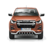 Isuzu D-Max 2021-2024 Spoiler Bar with Axle Bars Black or Silver