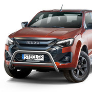 Isuzu pickup truck with 'Steeler' bull bar A-frame