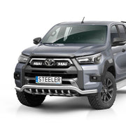 Toyota Hilux 2020-2026 Stainless Steel Spoiler Bar with Axle Bars