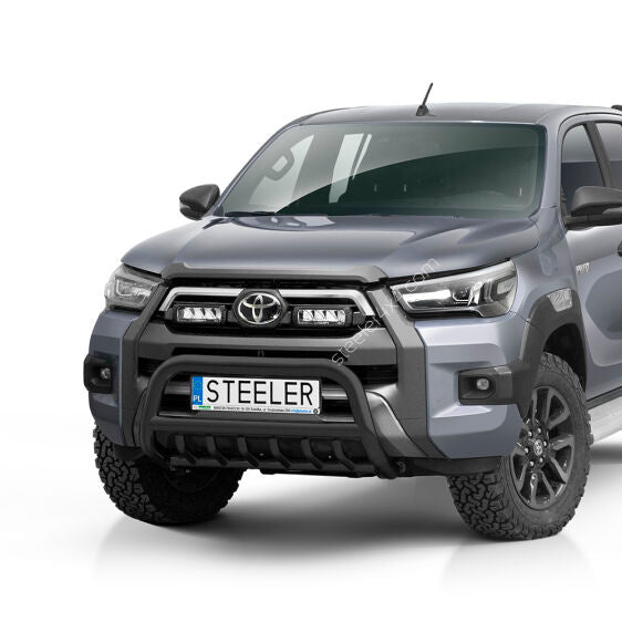 Toyota Hilux 2020-2026 Black A-Bar with Axle Bars
