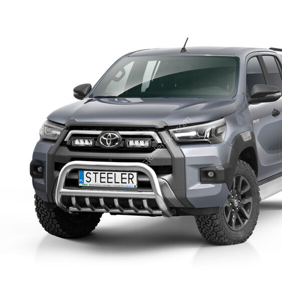 Toyota Hilux 2020-2026 Stainless Steel A-Bar with Axle Bars