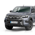 Load image into Gallery viewer, Toyota Hilux 2020-2026 Black A-Bar with Axle Plate